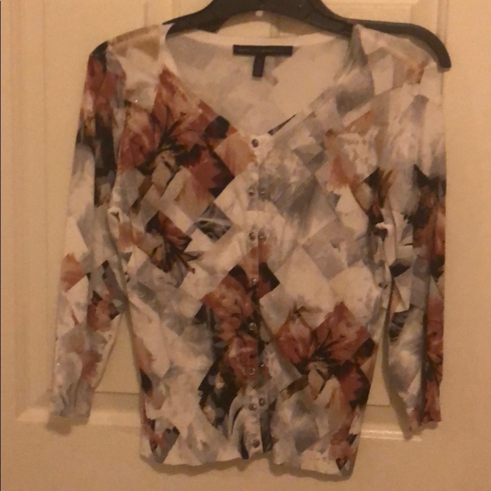 Patterned cardigan